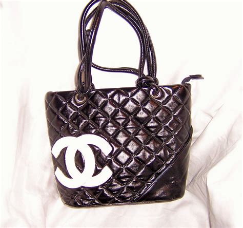 black chanel purse white logo|vintage chanel purse black.